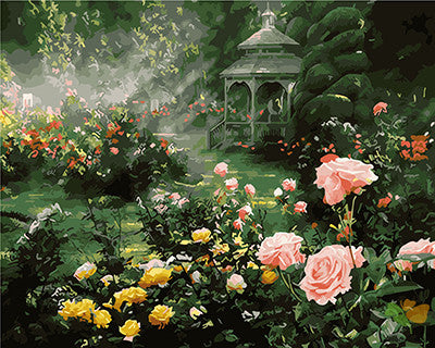 Flower Paint By Numbers Kits UK GX27232