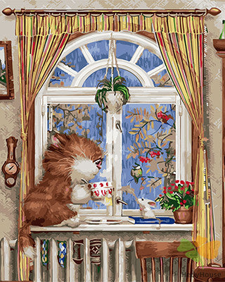 Cat & Dog Paint By Numbers Kits UK GX27241