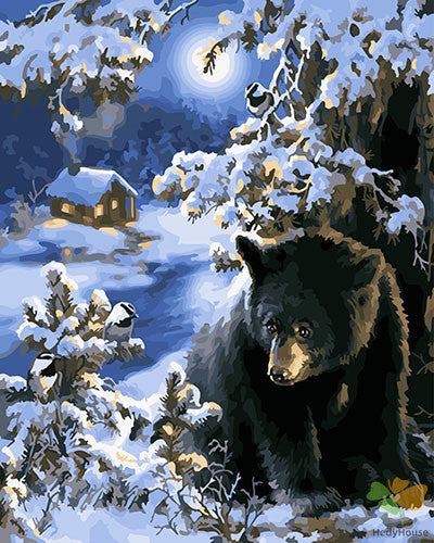 Animal Paint By Numbers Kits UK GX27273