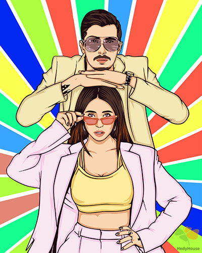 Cartoon Paint By Numbers Kits UK GX27279