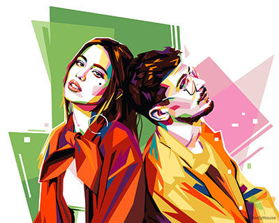 Cartoon Paint By Numbers Kits UK GX27280