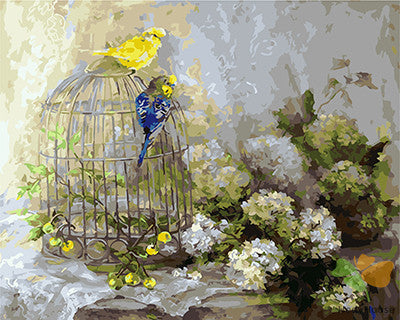 Flower Paint By Numbers Kits UK GX27409