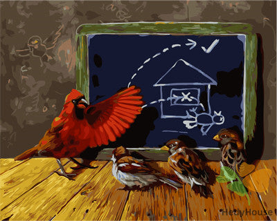 Birds Paint By Numbers Kits UK GX27428