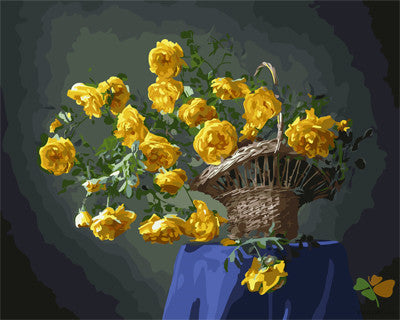 Flower Paint By Numbers Kits UK GX27430