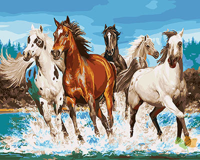 Animal Paint By Numbers Kits UK GX27442