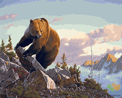 Animal Paint By Numbers Kits UK GX27484