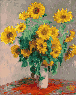 Flower Paint By Numbers Kits UK GX27529