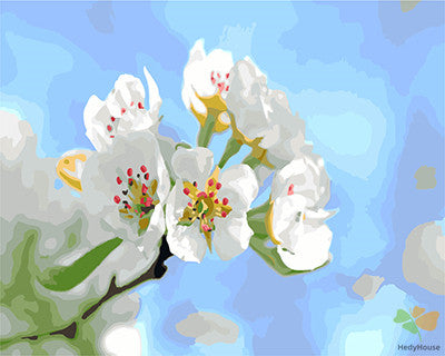 Flower Paint By Numbers Kits UK GX27598