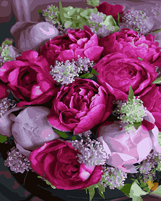 Flower Paint By Numbers Kits UK GX27631