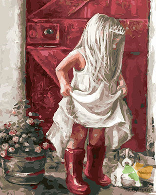 Portrait Paint By Numbers Kits UK GX27641