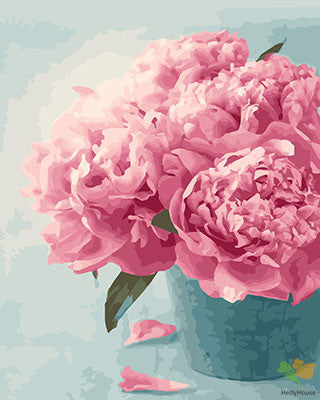 Flower Paint By Numbers Kits UK GX27647