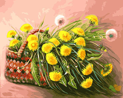 Flower Paint By Numbers Kits UK GX27651