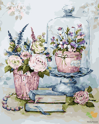 Flower Paint By Numbers Kits UK GX27682