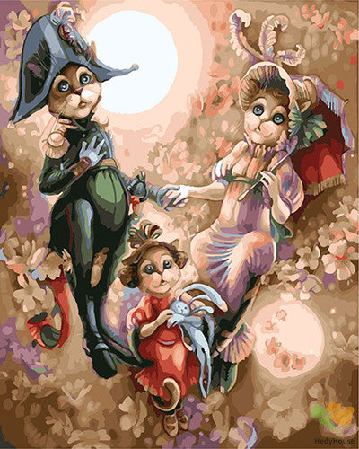 Cartoon Paint By Numbers Kits UK GX27721