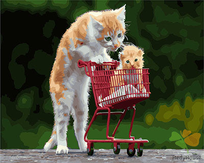 Cat & Dog Paint By Numbers Kits UK GX27758