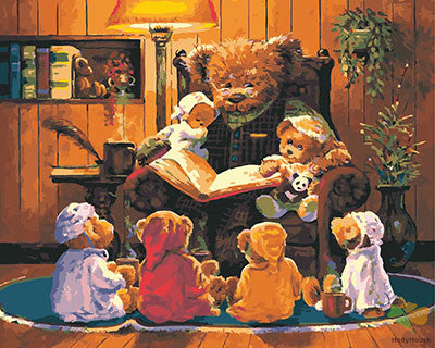 Cartoon Paint By Numbers Kits UK GX27843