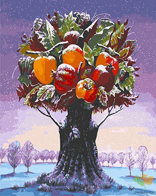 Flower Paint By Numbers Kits UK GX27868