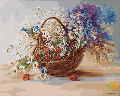 Flower Paint By Numbers Kits UK GX27907