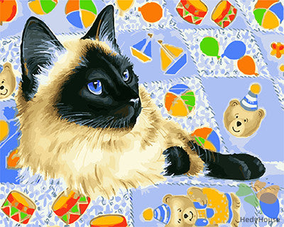 Cat & Dog Paint By Numbers Kits UK GX27916
