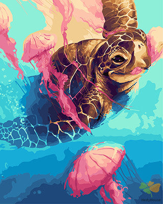 Animal Paint By Numbers Kits UK GX27988