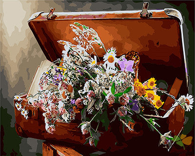 Flower Paint By Numbers Kits UK GX27999