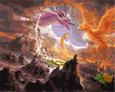 Movie Paint By Numbers Kits UK GX28021