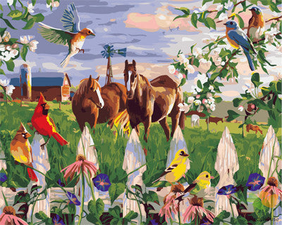 Animal Paint By Numbers Kits UK GX28029