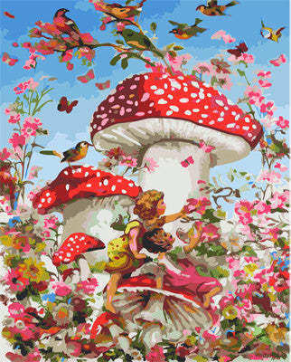 Cartoon Paint By Numbers Kits UK GX28035