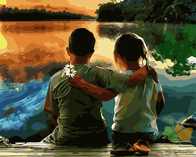 Portrait Paint By Numbers Kits UK GX28045