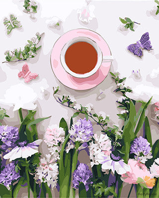 Flower Paint By Numbers Kits UK GX28053