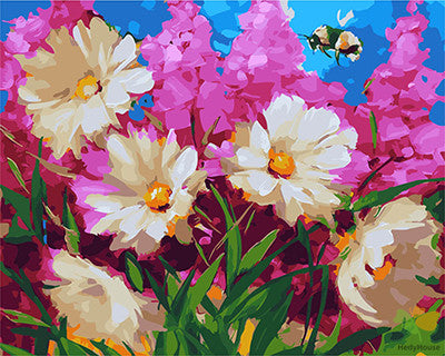 Flower Paint By Numbers Kits UK GX28080