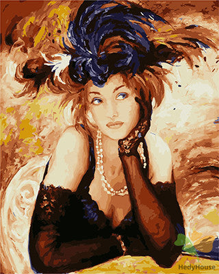 Portrait Paint By Numbers Kits UK GX28102