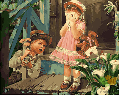 Portrait Paint By Numbers Kits UK GX28106