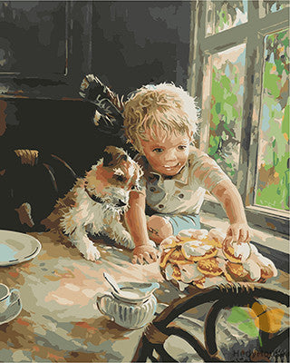 Portrait Paint By Numbers Kits UK GX28107