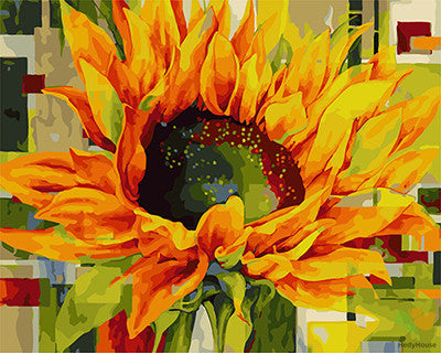 Flower Paint By Numbers Kits UK GX28121