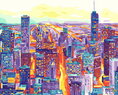 Colorful Paint By Numbers Kits UK GX28153