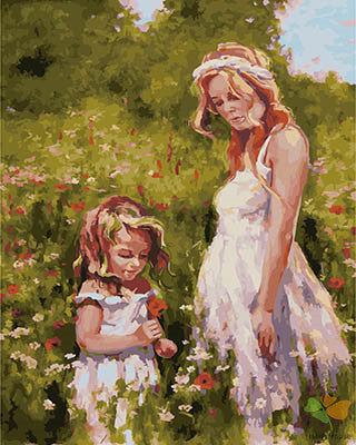 Portrait Paint By Numbers Kits UK GX28269