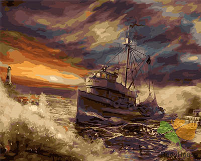 Seascape Paint By Numbers Kits UK GX28281