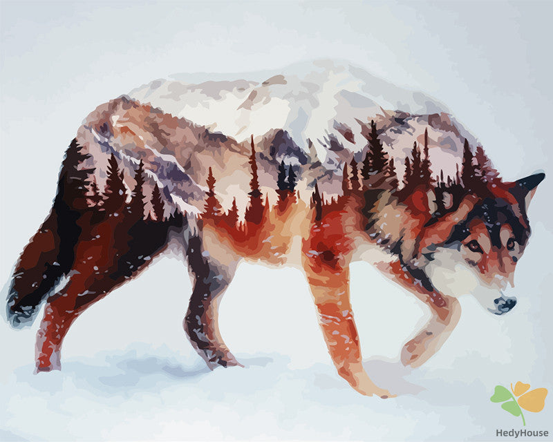 Animal Paint By Numbers Kits UK GX2831