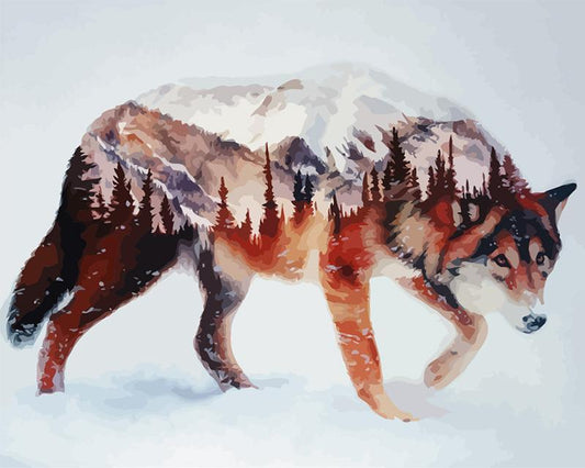 Animal Paint By Numbers Kits UK For Adult GX2831