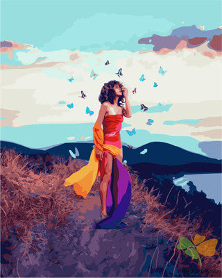 Portrait Paint By Numbers Kits UK GX28341