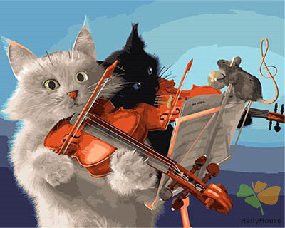 Cat & Dog Paint By Numbers Kits UK GX28381