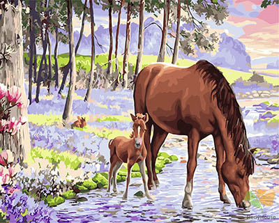 Animal Paint By Numbers Kits UK GX28390