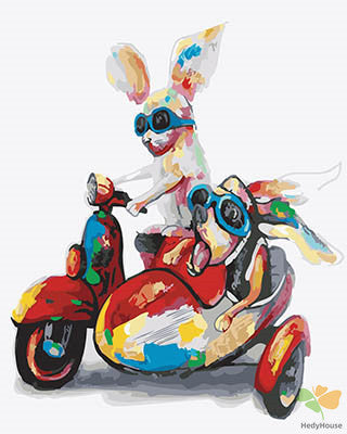 Animal Paint By Numbers Kits UK GX28394