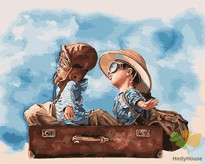 Portrait Paint By Numbers Kits UK GX28396