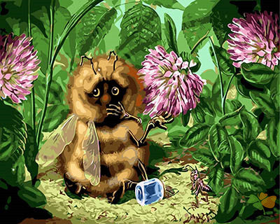 Cartoon Paint By Numbers Kits UK GX28412