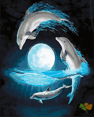 Animal Paint By Numbers Kits UK GX28415