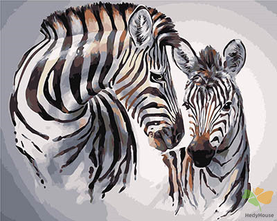 Animal Paint By Numbers Kits UK GX28426