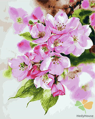 Flower Paint By Numbers Kits UK GX28431