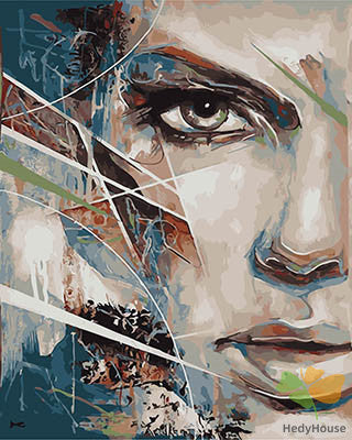 Portrait Paint By Numbers Kits UK GX28432